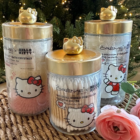 Hello Kitty | Bath & Body | Hello Kitty X Creme Shop Glass Jars ...
